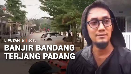 Banjir Bandang Terjang Perumahan Warga di Kota Padang