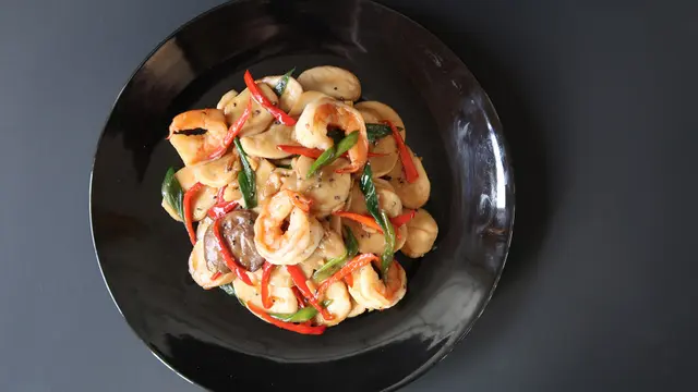 Oseng Tahu Jamur Shitake