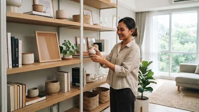 Lakukan Evaluasi Isi Rak Secara Berkala (AI Generated)