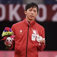 Dheva Anrimusthi memenangkan medali perak pada Paralimpiade Tokyo 2020 (Instagram/shuttlecockworld.id)