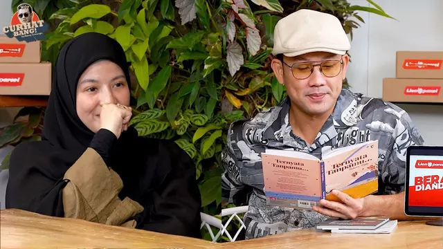 Pesan emosional Natasha Rizky untuk Desta. (credit:youtube.com/@curhatbang)