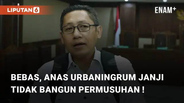 Anas Urbaningrum menyatakan, dirinya tidak akan menimbulkan permusuhan. Ia menyatakan hal tersebut setelah bebas dari Lapas Sukamiskin, Bandung