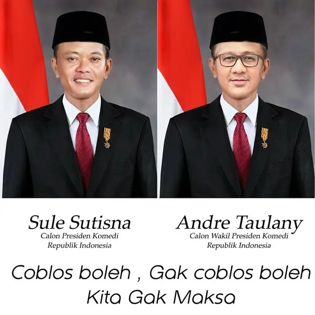 6 Editan Foto Andre dan Sule Berbagai Profesi Ini Kocak
