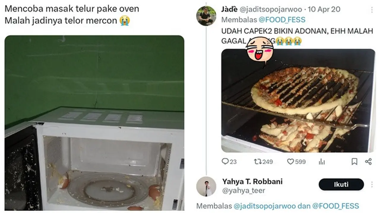 6 Potret Penampakan Makanan Gagal di Dalam Oven Ini Bikin Elus Dada