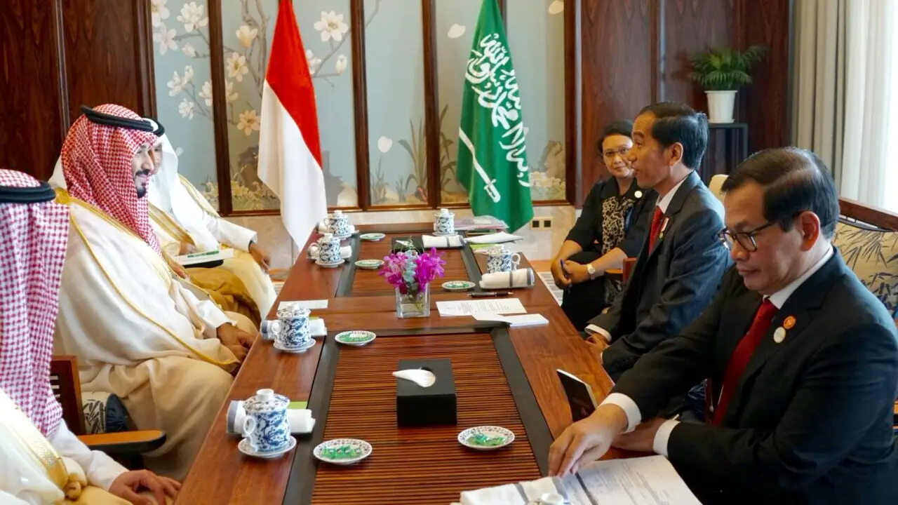Pemerintah Kerajaan Arab Saudi menyampaikan keinginan untuk melakukan investasi ekonomi besar-besaran atau mega investasi di Indonesia. (Setkab)