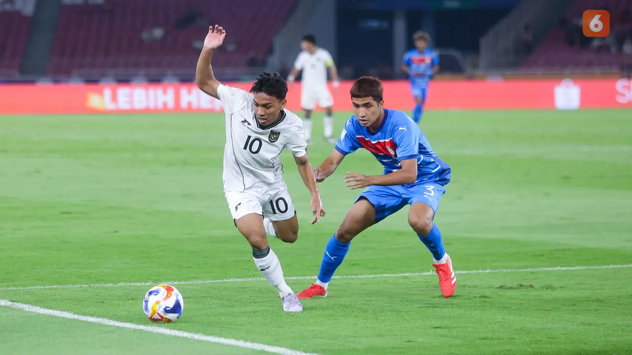Foto: Timnas Indonesia U-23 Susah Payah Taklukkan Filipina, Menang Berkat Gol Bunuh Diri
