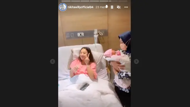 Adik Nikita Willy Melahirkan Anak Pertama. (instagram.com/nikitawillyofficial94)