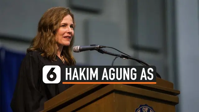 VIDEO: Amy Coney Barret, Hakim Konservatif Pilihan Trump untuk Mahkamah Agung