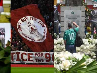 Selain aksi menghibur, dunia sepak bola juga tak terhindar dari tragedi kelam yang menyedihkan. Korban jiwa turut menghiasi tragedi kelam di dunia sepak bola dunia. (Kolase foto AFP)