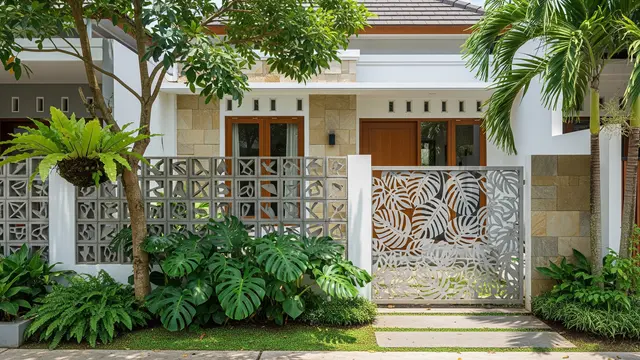 9 Model Pagar Roster untuk Rumah Kecil agar Sirkulasi Udara Lancar dan Sejuk
