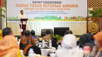 Pj Gubernur Bahtiar Harap Gugus Tugas Reforma Agraria Sulsel Jadi Percontohan Nasional