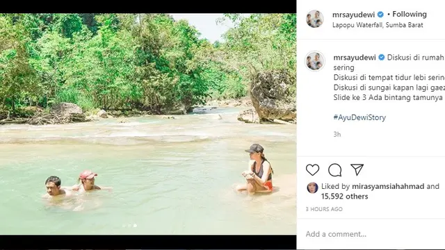 Ayu Dewi (Foto: Instagram/@mrsayudewi)