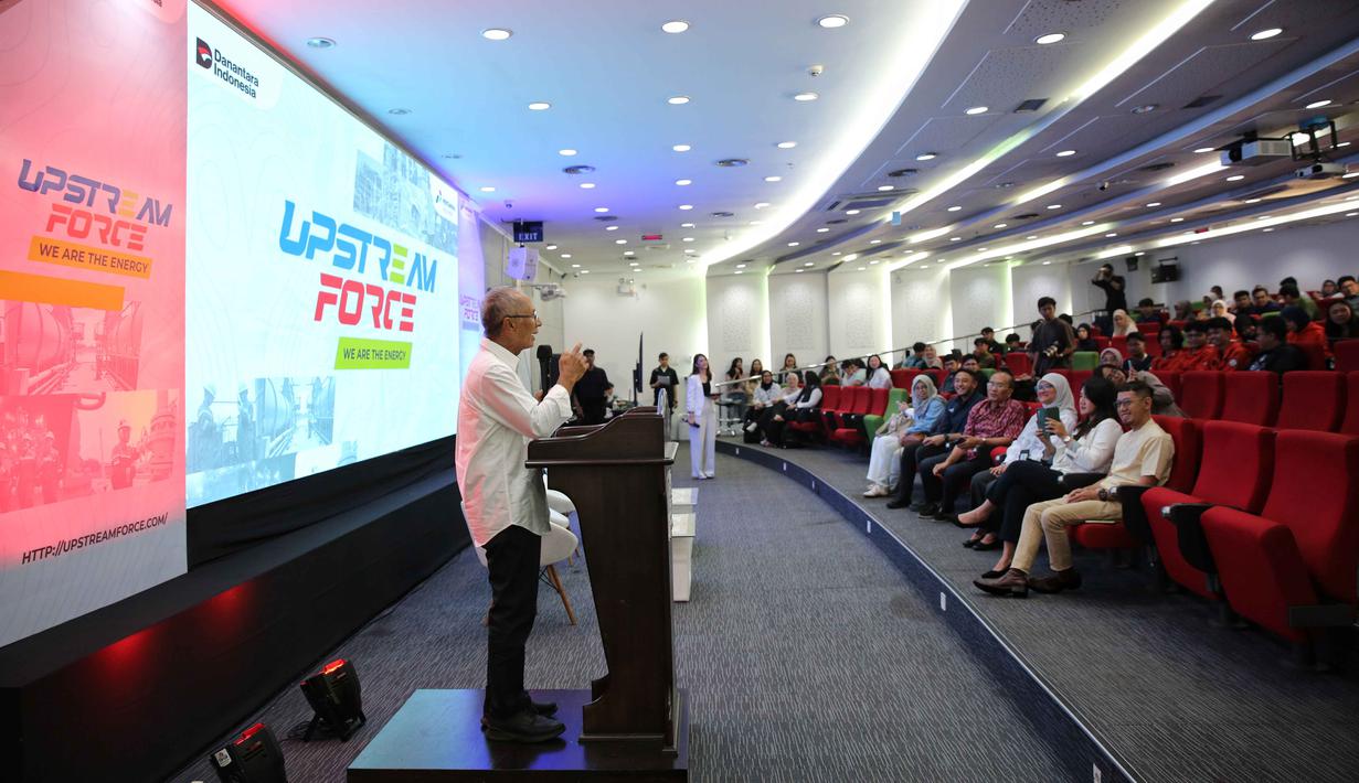  We Are The Energy” di Auditorium Gedung Griya Legita, Lantai 3 Universitas Pertamina, Jakarta, Kamis (6/11/2025). (Fimela.com/Adrian Utama Putra)