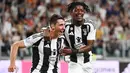 Juventus memulai Liga Italia musim ini dengan kemenangan telak atas Como. (AFP/Isabella Bonotto)