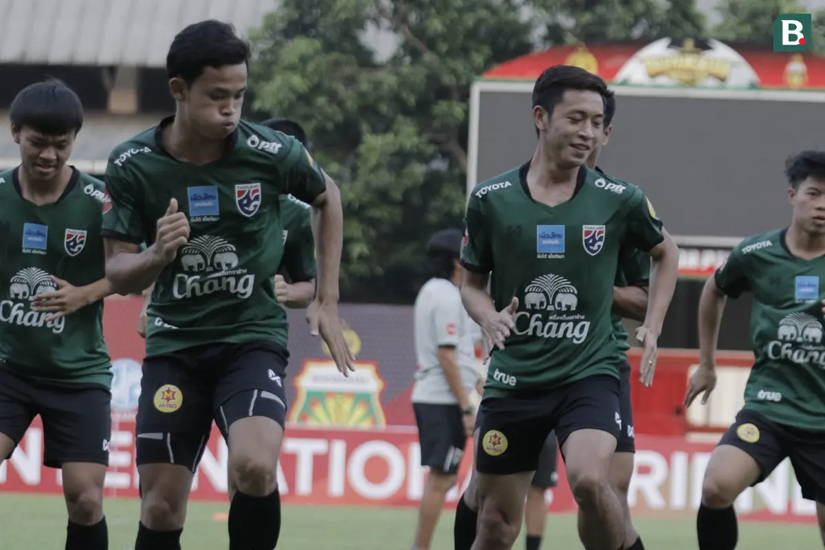 Latihan Timnas Thailand