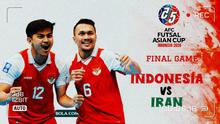 Timnas Futsal Indonesia Vs Iran. (Bola.com/Wiwig Prayugi)