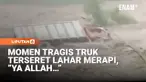 Hujan deras yang mengguyur lereng Gunung Merapi, Magelang, Jawa Tengah, Selasa siang hingga sore, memicu banjir lahar dingin di hulu Sungai Senowo.