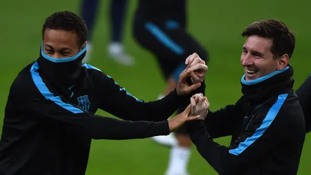 Neymar dan Lionel Messi