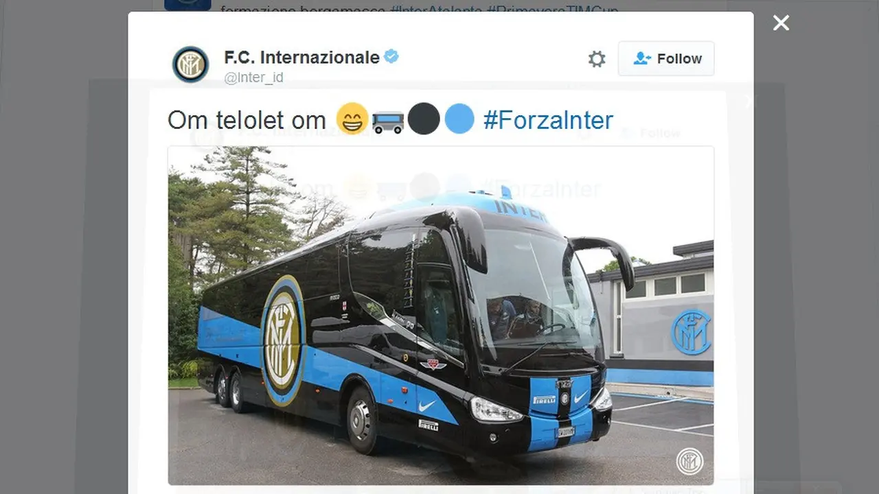 Inter Milan dan Om Telolet Om