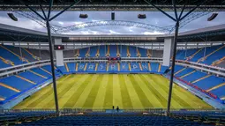 Pemandangan umum Stadion Batakan yang terletak di Jl. Mulawarman, Manggar, Kota Balikpapan, Kalimantan Timur, Minggu (19/05/2024). (Bola.com/Bagaskara Lazuardi)