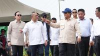Menteri Koordinator Bidang Pangan Zulkifli Hasan saat Peluncuran Gerakan Indonesia Menanam di Kabupaten Banyuasin, Sumatera Selatan. (Foto: Liputan6.com/Arief RH)
