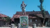 Monumen Noyo Gimbal di Desa Bangsri, Kecamatan Jepon, Kabupaten Blora, Jawa Tengah. (Liputan6.com/ Ahmad Adirin)