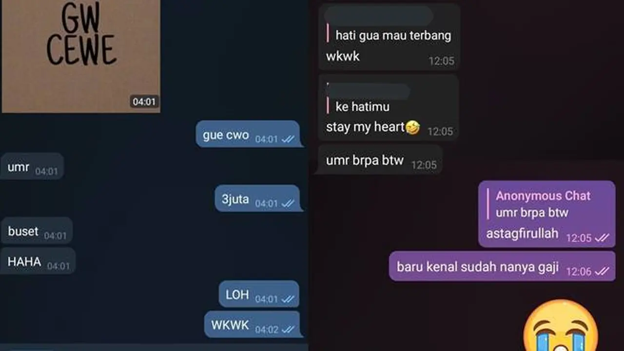 5 Chat Kocak Tanya 'UMR' Ini Malah Jadi Salah Paham
