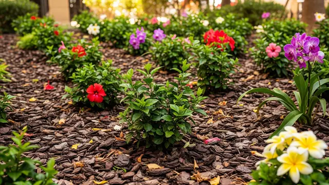 Kebun dengan Mulsa Tebal (Mulched Garden)