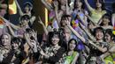 Malam itu total 122 member baik lama maupun baru memeriahkan anniversary ke-10 JKT48. Semua larut dalam euforia. (Adrian Putra/Fimela.com)