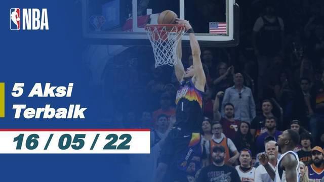 Berita video 5 aksi terbaik di gim 7 playoffs NBA, yang berlangsung, Senin (16/5/22). Dua diantaranya adalah aksi Luka Doncic dan juga Giannis Antetokounmpo.