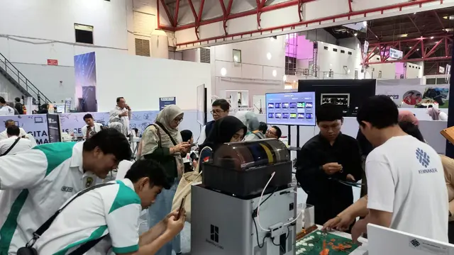 Potret Antusiasme Anak Muda Kunjungi Pameran, Pelatihan dan Produksi Vokasi Kemnaker