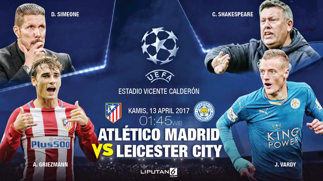 Prediksi Atletico Madrid Vs Leicester City