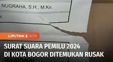 KPU Kota Bogor, Jawa Barat, mendapati ribuan surat suara rusak. KPU Kota Bogor juga telah meminta surat suara yang rusak diganti oleh KPU Pusat.