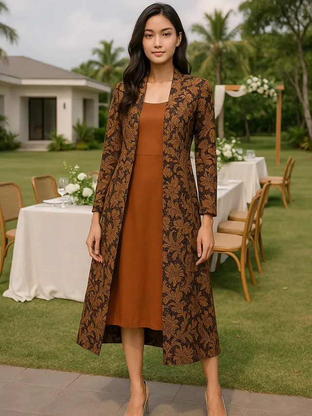 Model Batik Kekinian untuk Kondangan di Kampung Tetap Mewah