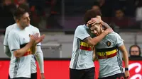 Selebrasi Pemain Belgia (AP Image)