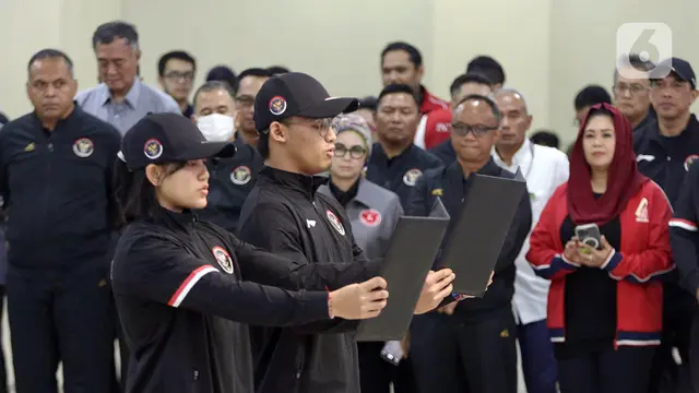 Kontingen Indonesia untuk Olimpiade Paris 2024 Resmi Dikukuhkan