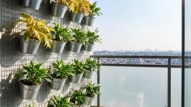 Model Balkon Rumah Sempit yang Tetap Bisa Ditanami. AI