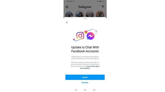 Fitur lintas platform Instagram dan Messenger