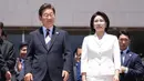 Lee Jae-myung resmi menjabat sebagai Presiden Korea Selatan (Korsel) pada 4 Juni 2025. (Lee Jin-man/POOL/AFP)