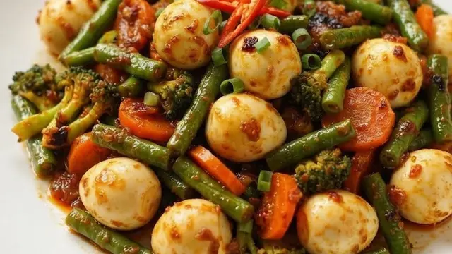 Resep Tumis Sayur Telur Puyuh Gurih yang Praktis