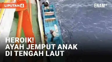 Aksi heroik ditunjukkan seorang ayah demi anaknya di Kulur Saparua, Maluku Tengah. Sang ayah melaju cepat dengan perahu menghampiri kapal feri. Narasi video menyebut bila aksi itu dilakukan karena anaknya terlambat turun hingga kapal sudah bertolak d...