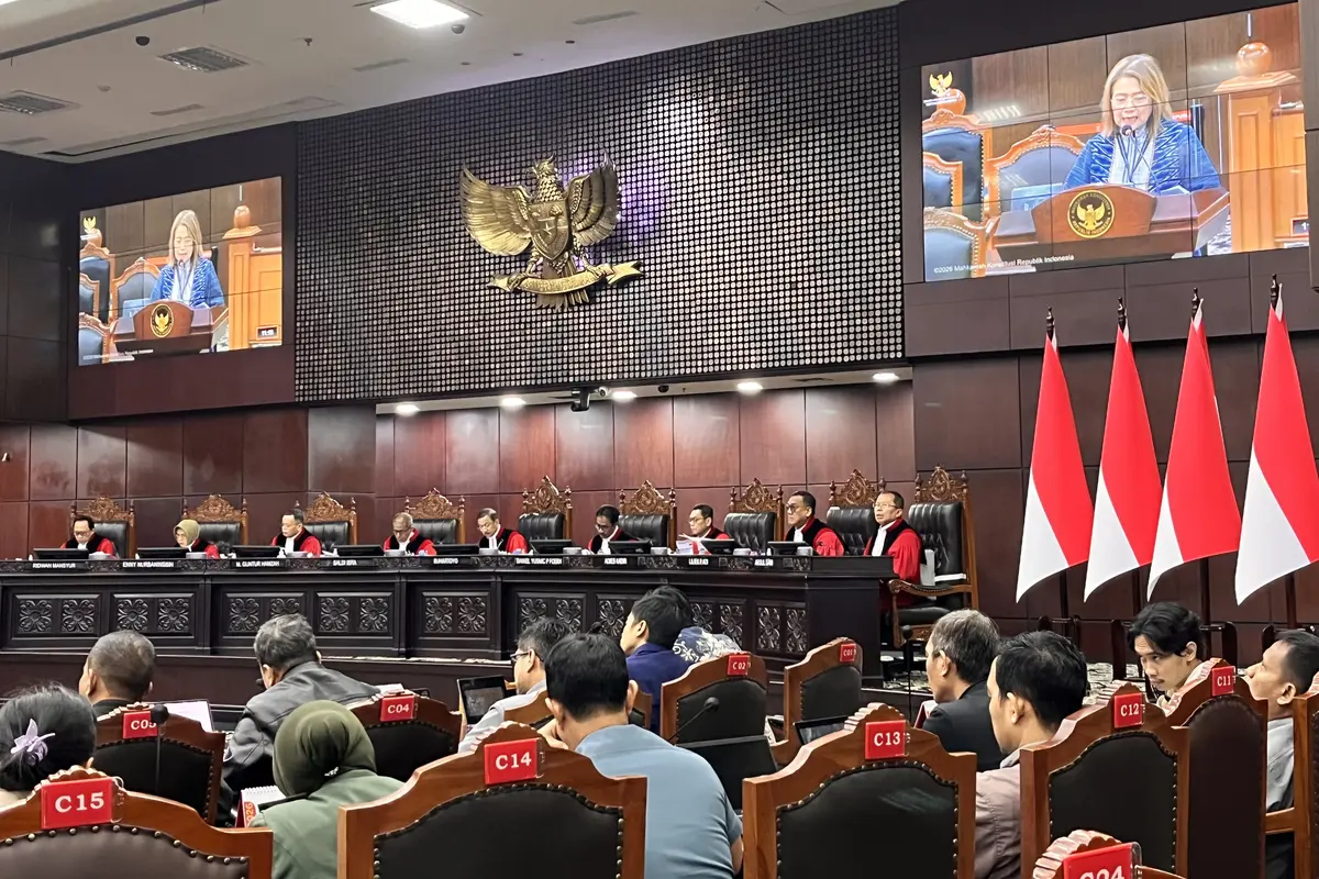 Sidang lanjutan pengujian materiil (judicial review) UU TNI untuk Perkara Nomor 197 dan 238/PUU-XXIII/2025 di Gedung Mahkamah Konstitusi (MK), Jakarta Pusat. (Istimewa)
