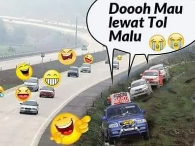 10 Meme Kocak Jalan Tol Beserta Kritikan Pedasnya Ini Bikin Mengocok Perut!