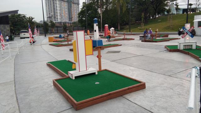 lapangan  mini golf