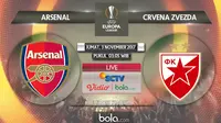 Liga Europa_Arsenal Vs Crvena Zvezda (Bola.com/Adreanus Titus)