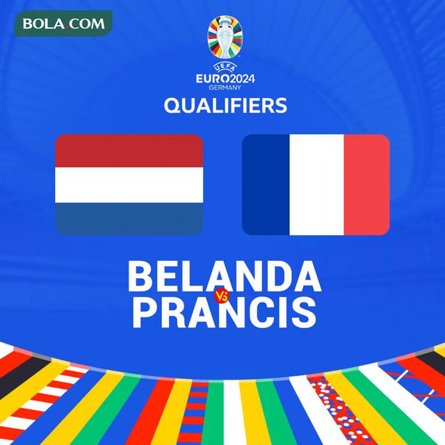 Kualifikasi Euro 2024 - Belanda Vs Prancis
