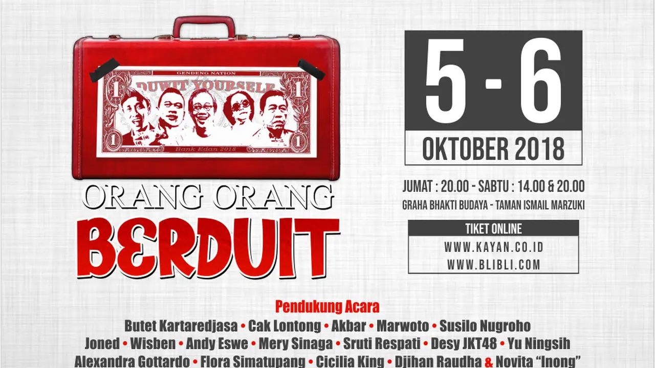 Indonesia Kita, Orang-orang Berduit