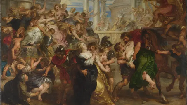 The Rape of The Sabine Woman.