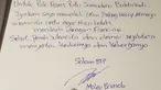 Surat Basuki Tjahaja Purnama (Ahok) saat mewakili almarhum Wong Herry Atmaja untuk merestui pernikahan Nico dengan Francine. Surat ini ditujukan kepada pak Frans Putu Samudera Baktinadi. (Instagram/@basukibtp)