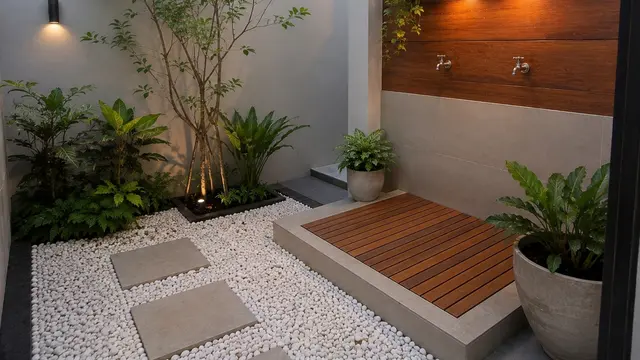9 Model Tempat Wudhu Minimalis Dekat Taman, Bikin Area Bersuci Makin Nyaman